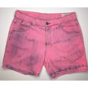DIESEL Women’s Size 27 L 'Pinny' Stretch Pink Denim Shorts